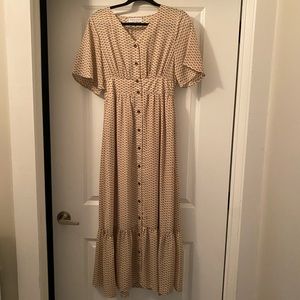 Piper and Scoot micro detailed maxi dress